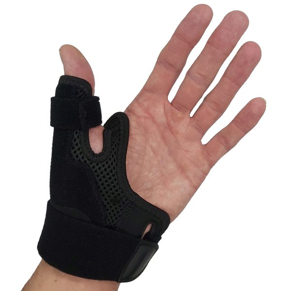 Thumb Splint CMC Thumb Brace - Thumb Spica Splint for Thumb Arthritis Pain Relief & Thumb Support. Wrist Brace & Thumb Stabilizer Thumb Support For Joint Tendonitis. Fits Left Right Hands Womens Mens