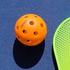 PCKL Optic Speed Pickleball Balls | Indoor & Outdoor | 4 Pack of Balls | Built to USAPA Specifications (Indoor Orange)