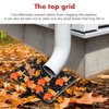 ZNNCO Upgraded Gutter Downspout Extensions Flexible, No Dig Catch Basin Downspout Extension with Leak-Proof Splash Block Kit,Extendable from 1.34’ to 5.1’