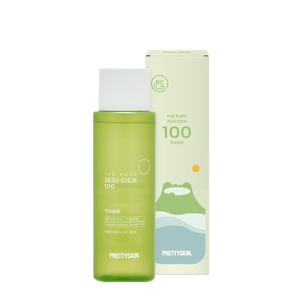 PS.PRETTYSKIN The Pure Jeju Cica Centella Asiatica Extract 100% Facial Toner 250ml(8.45fl.oz.)