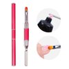 WOKOTO 3pcs Dual-Ended Gel Nail Brushes For Nail Art Extension Nails Gel Brushes For Nails Acrylic Nail Brushes For Acrylic Nails Design Brushes 2 Way Gel Spatula And Nail Art Brushes