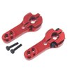 3PCS ShareGoo 25T Aluminum Servo Horns Arms M3 Threads Metal Steering Arm for RC Car Truck Buggy Airplane-Red