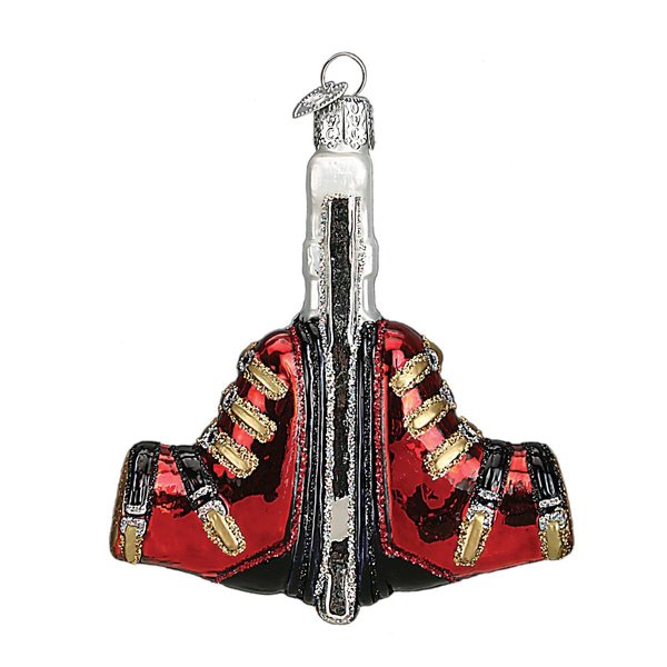 Old World Christmas 2020 Christmas Ornament Ski Boots Glass Blown Ornament for Christmas Tree
