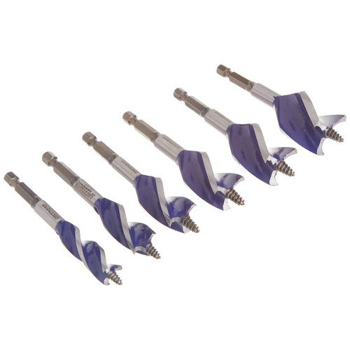 IRWIN SPEEDBOR Drill Bit Set for Wood, 4-Inch, 6-Piece (1877239)