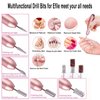 117 PCS Portable Electric Nail Drill Polish File Kit with 72W UV LED Nail Lamp Gel Manicure Dryer Lamp,Acrylic Nails Gel Polishing Shape Tools Supplies Set,Manicure Pedicure Nail Files DIY Decoration