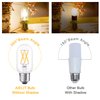 AIELIT 40 Watt Equivalent LED Bulb, E26 Base, Energy Efficient 4W, Soft Warm White 3000K Dimmable 400lm Tubular T14 T45 Edison LED Light Bulbs for Pendant Sputnik Vanity Chandeliers Ceiling, 4 Pack