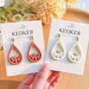 Keoker Flower Clay Cutter- Spring Polymer Clay Cutters, Polymer Clay Flower Cutters, 10 Shapes Floral Clay Earrings Cutters, Boho Clay Cutters for Polymer Clay Jewelry (A)