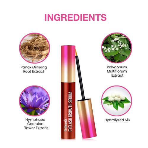 VieBeauti Premium Eyelash Growth Serum: Lash Enhancing Serum with Advanced Formula to Boost Longer Fuller and Thicker Looking Lashes - Vegan & Cruelty-Free for Sensitive Eyes 3mL 3-Month Supply