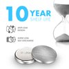 Tenergy CR2025 3V Lithium Button Coin Cell Batteries, Ideal for Key Fob Battery cr2025, Watches, Calculators, Thermometers, Glucometers, and More, 10 Pack
