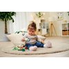 Eichhorn - Baby Hipp Sound Building Blocks with Plush Donkey with Sound Function, 8-Piece Set, 100% FSC Certified Beech Wood, from 1 Year