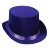 Satin Sleek Top Hat (purple) Party Accessory  (1 count)