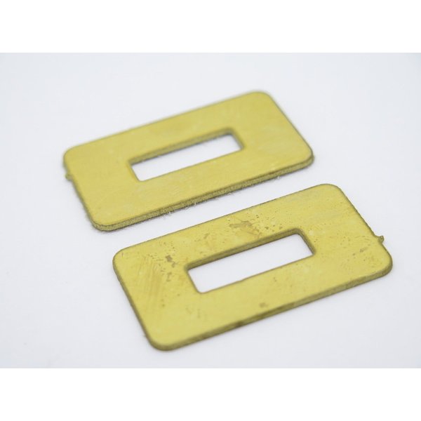 USA Lot of 2 0.040 Brass Spacer Fixed Blade Knife Handle Making Part