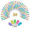 BieFuDan 30 Pieces Stackable Bear Pencils, Kids Plastic Bear Shaped Stacking Pencil, Pencils for Kids，5 in 1 Point Pencils for Birthday Party Supplies School Fun Equipment