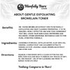 Blissfully Bare Gentle Bromelain Facial Toner with Skin-Loving Ingredients, Gentle Exfoliation, Removes Dirt, Excess Oil and Make-up, Skin-Soothing, Antioxidant, Promotes a Youthful Glow