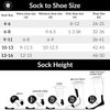 6 Pairs of Non-Skid Diabetic Crew Socks, Non Binding Top Therapeutic Cotton Gripper Socks (Grey, Size: 10-13)