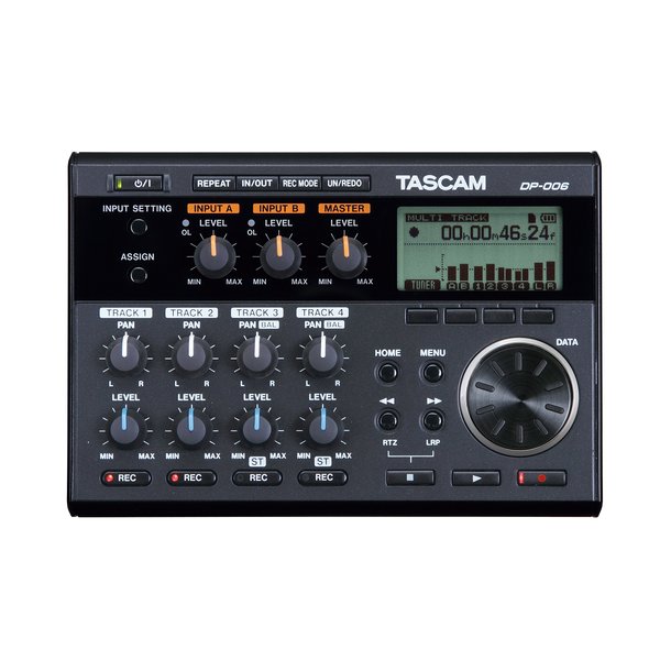 Tascam DP-006 Digital Pocketstudio 6-Track Portable Multi-Track Recorder