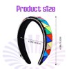 ACEDRE Colorful Light Up Rave Headbands Glow LED Mirror Hair Band Nightclub Party Costume Hair Accessories for Women