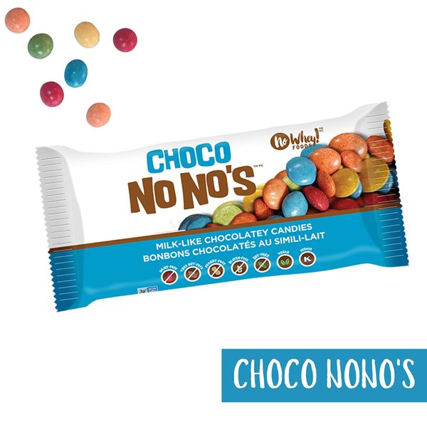Vegan, Gluten Free, Nut Free | Choco NoNo's (12 Pack) | Dairy Free, Soy Free, Sesame Free | Allergy Friendly Snacks | No Whey Foods