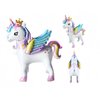 Standing Unicorn foil Balloon, 3D Magical Crown Wings Unicorn Party Balloons, Girls Birthday Wedding Baby Shower Decorations Party Supplies (25inch 2PCS)
