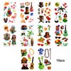 84 Styles Hawaiian Luau Temporary Tattoos Summer Hawaii Sunshine Beach Baby Boy Girl Themed Temporary Tattoos for Kids Teens Adult, Waterproof Tattoos Stickers Party Supplies Decoration