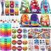 144 Pcs Transportation Party Favors Transportation Birthday Party Favors Transportation Vehicle Truck Stickers DIY Stickers Drawstring Bags Mini Notepads Keychain Button Pins Flexible Soft Pencil