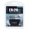 Etymotic Research ER20XS High-Fidelity Earplugs (Concerts, Musicians, Airplanes, Motorcycles, Sensitivity and Universal Hearing Protection) - Standard, Clear Stem/Frost Tips (4 Piece Set)