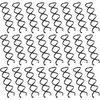 25 Piece Spiral Hair Pins Hair Spin Hairpins Spiral Bobby Pins Non-Scratch Round Tips Hair Accessories Twist Screw Hair Pin for Women Girls Bun Hair Style DIY, Black