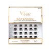VLuxe Extended False Eyelashes Faux Mink Featherlight Reusable Artificial Eyelashes Multipack Lash Clusters