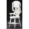 Classics by Handley Dollhouse Miniature High Chair, White