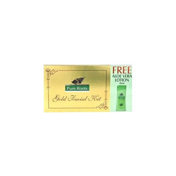 Gold Facial Kit Face Mask Massage Cream Face Gel Face Scrub Exclusice Facial Kit Pack of 80g+40ml