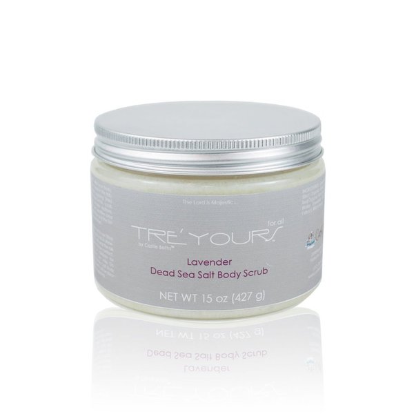 Castle Baths - Tre'Yours Lavender Dead Sea Salt Body Scrub - 15 oz