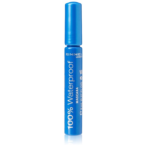 100% Waterproof Mascara 8ml - 001 Black Black