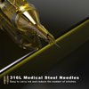 3RS Tattoo Cartridge Needles 20pcs, YILONG Standard 0.35mm Disposable Tattoo Needle for Tattoo Pen Rotary Machine