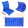 MENURSY Bedridden Inflatable Seat Cushion Anti-Bedsore Wheelchair Air Seat Pad with Full Back for Disabled Elderly, Portable