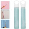 Ciieeo 2pcs Plastic Sweeping Broom Handle Grip Sleeve Clothes Rail mop Stick Socket mop Handle Grip end Cap Push Broom Handle Grip Clothesline Pole Handle end Cap Replace Dustpan Broom