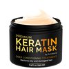 SUNATORIA Deep Conditioning Hair Mask - Keratin Hair Treatment - Deep Conditioner for Dry Damaged Hair - Keratin Hair Mask - All Hair Types - Vitamin E, Omega 3, 9