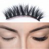 3D False Eyelashes, 5 Pairs Faux Mink Fake Eyelashes Handmade Thick Nature Fluffy Long Lashes Reusable for Makeup