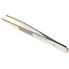 Mundial Gold Pointed Tweezers for Ingrown Hair Removal