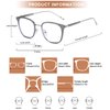DUCO Blue Light Glasses for Women Men Blue Ray Blocking Glasses Computer Glasses for Teens Retro Round Eyeglasses W013