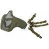OneTigris 6" Foldable Half Face Mesh Mask Military Style Comfortable Adjustable Tactical Lower Face Protective Mask (OD Green)
