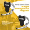 Body Tape Measure and Skinfold Caliper for Body Set - (Pack of 4) - Skin Fold Body Fat Analyzer and BMI Measurement Tool by MEDca