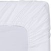 Utopia Bedding Queen Fitted Sheet - Bottom Sheet - Deep Pocket - Soft Microfiber - Shrinkage and Fade Resistant - Easy Care -1 Fitted Sheet Only (White)