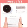 Teenitor Hair Bun Maker For Kids Bun Nets For Ballet Girls, 4 Pcs Small Ballet Bun Kit For Kids, 10 Pcs 30 cm Hair Nets For Buns, 10 Pcs U Shaped Bobby Pins, Dark Brown