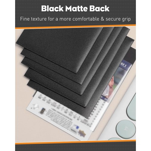 Uniclife 100 Counts Black MTG Card Sleeves Matte Back Trading Card Sleeves Baseball Card Sleeves Standard Sized Deck Card Protectors for Sports Cards Football Cards Game Cards Yugioh Cards, 66 x 91 mm