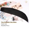 Soft Straight Hair Extensions Black 20inch Clip In Hair Extensions Straight Synthetic Thick Hair Extensions Clip In Hair Extensions Hairpieces For Women (20INCH, Straight Black)