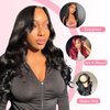 Beauty Queen 16A Body Wave Bundles Human Hair (20 18 16 Inch) 100% Unprocessed Brazilian Virgin Weave 3 Bundles Human Hair Full And Thick Remy Hair Extensions Natural Color for Women