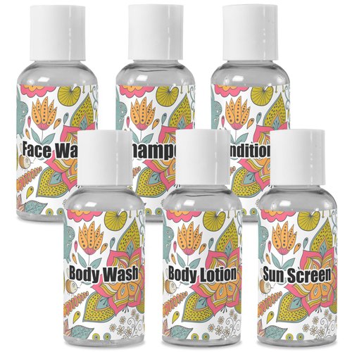 Personalized Wild Garden Travel Bottles
