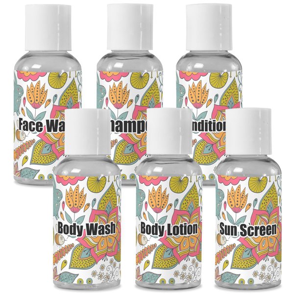 Personalized Wild Garden Travel Bottles