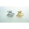 Generic Small mini gold or silver metal leaf hair claw clip (Primary color: Gold), 1 Count (Pack of 1)