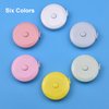 abolius 6 Pack Measuring Tape Retractable, 60-Inch 1.5 Meter Dual Sided Flexible Ruler, Push Button Sewing Measurement Tape, Body Measuring Tape, Retractable Small Mini Soft Sewing Fabric Cloth Waist